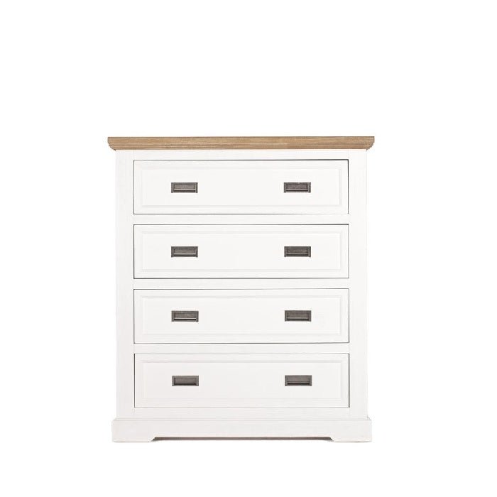 Parisian Tallboy 4 Drawer - Effortlessly French - Paulas Home & Living