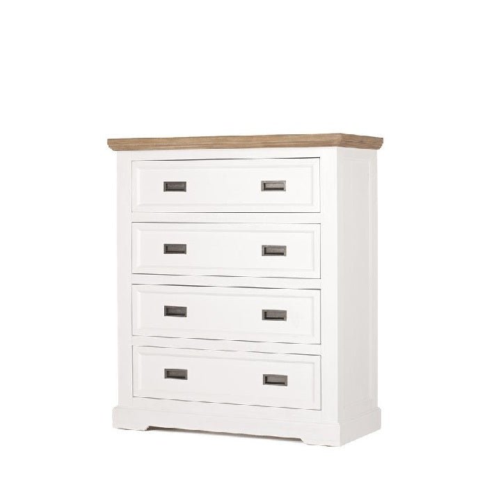 Parisian Tallboy 4 Drawer - Effortlessly French - Paulas Home & Living
