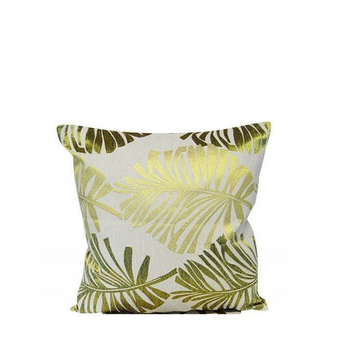Parlor Palm Gold Cushion - Paulas Home & Living