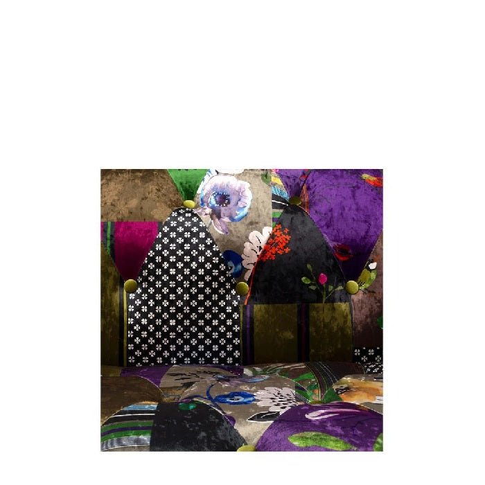 Patchwork 3 Seater Sofa - Velvet - Paulas Home & Living