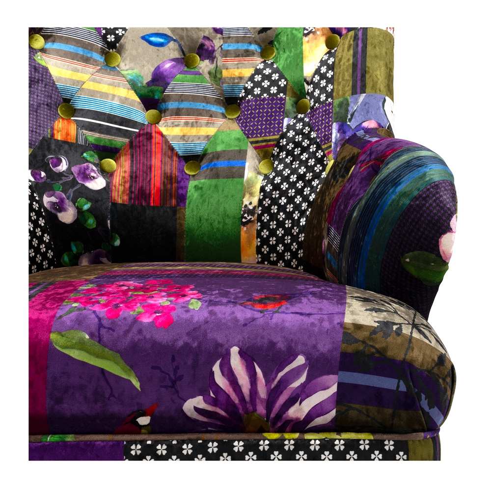 Patchwork Armchair - Paulas Home & Living