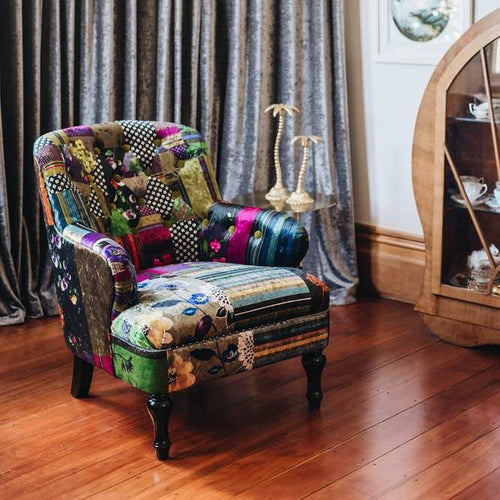 Patchwork Armchair - Paulas Home & Living