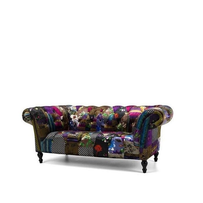 Patchwork Loveseat - Paulas Home & Living