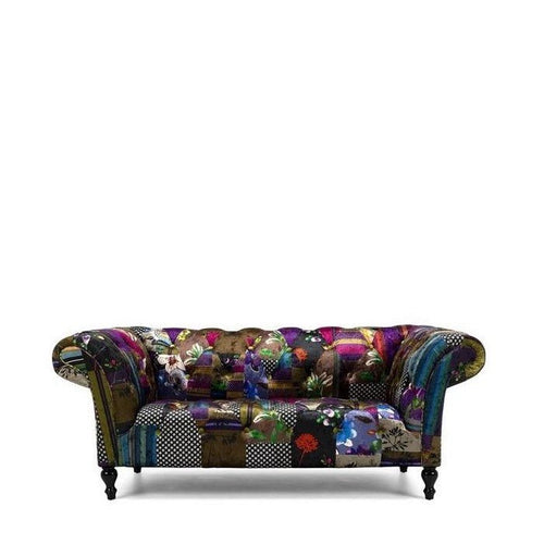 Patchwork Loveseat - Paulas Home & Living