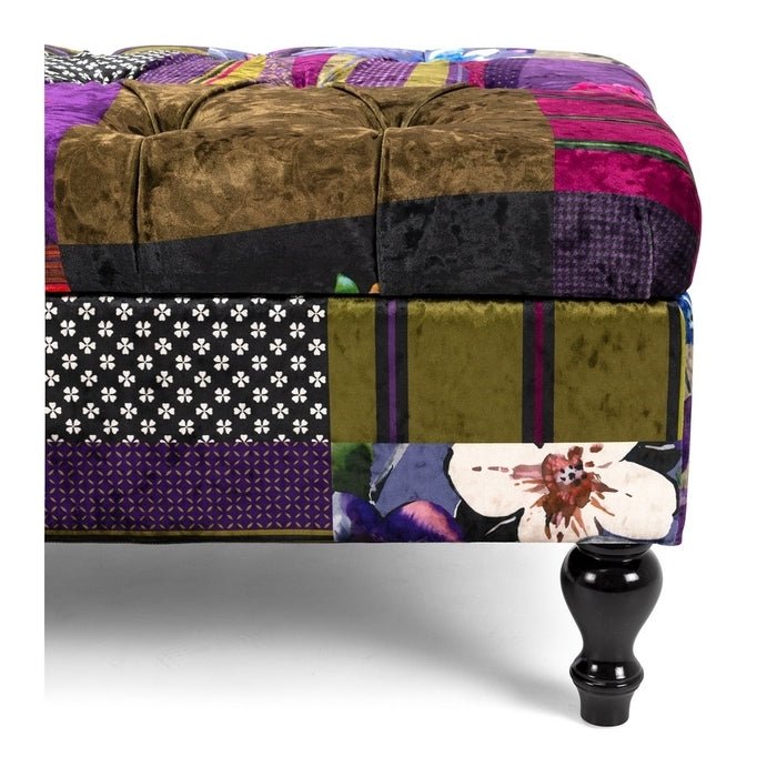 Patchwork Ottoman - Paulas Home & Living