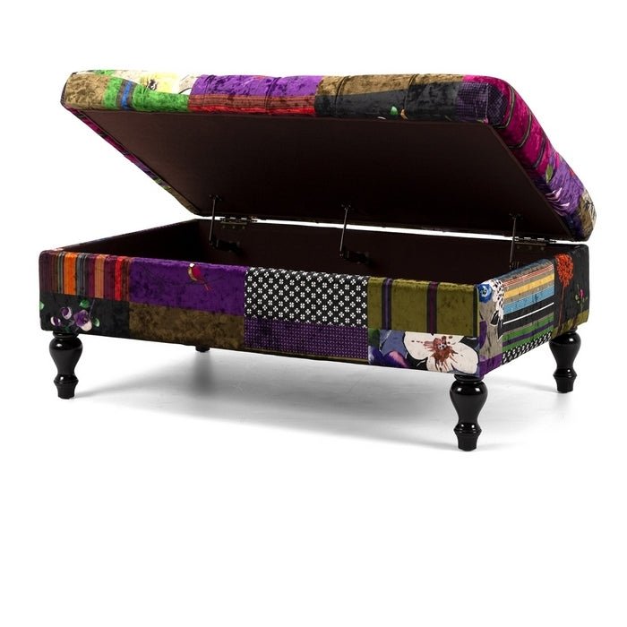 Patchwork Ottoman - Paulas Home & Living