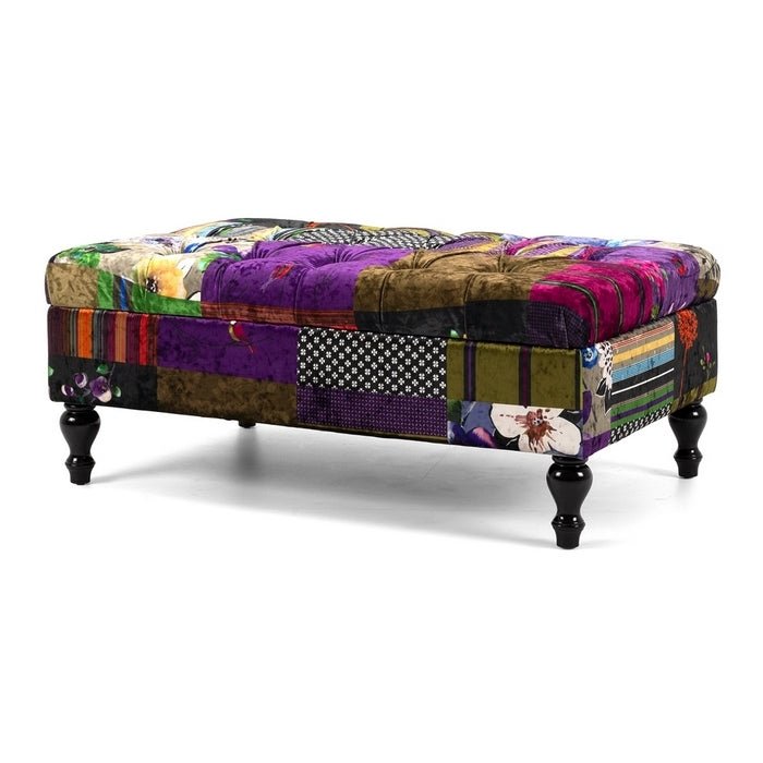 Patchwork Ottoman - Paulas Home & Living