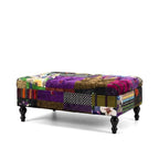 Patchwork Storage Ottoman - stunning - Paulas Home & Living
