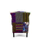 Patchwork Wingback Chair - Paulas Home & Living