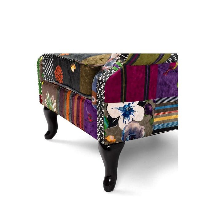 Patchwork Wingback Chair - Paulas Home & Living