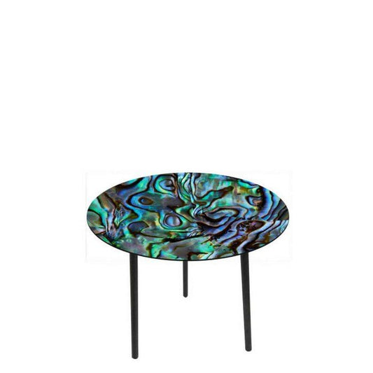 Paua Side Table - Glass - Paulas Home & Living