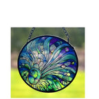 Paua Stained Glass Hanger 115dia