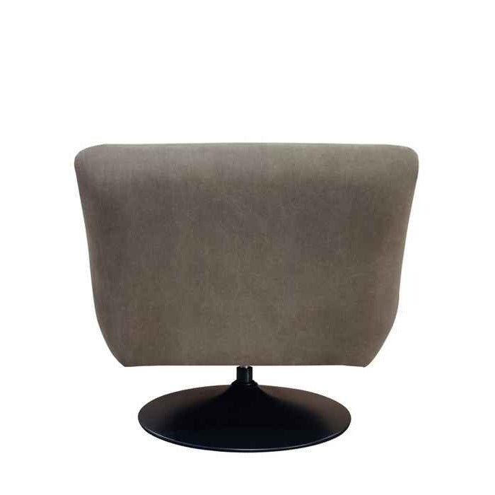 Phantom Swivel Club Chair - Truffle Canvas - Paulas Home & Living