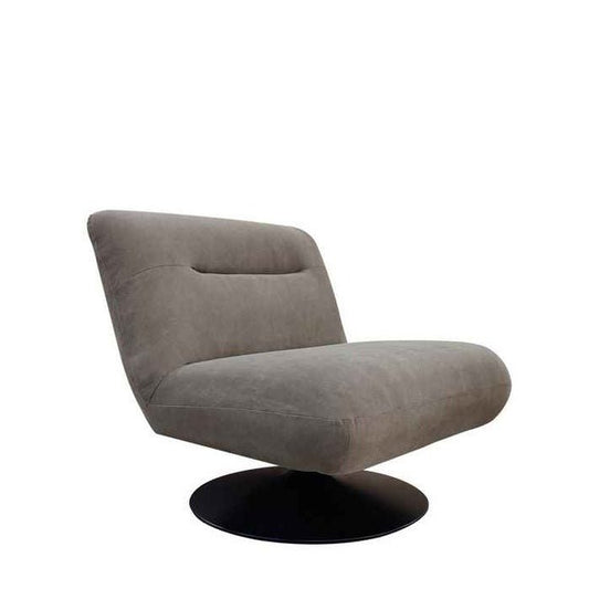 Phantom Swivel Club Chair - Truffle Canvas - Paulas Home & Living