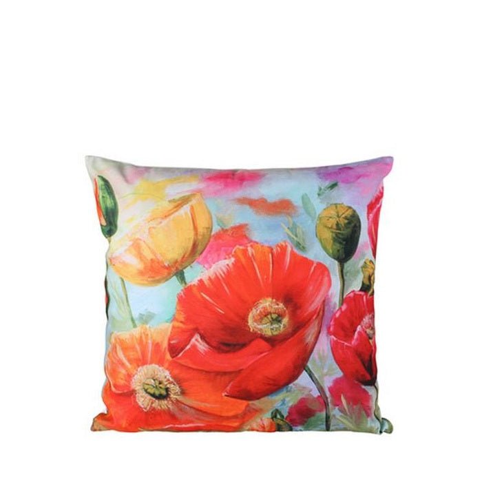 Poppies Colourful Cushion - Paulas Home & Living