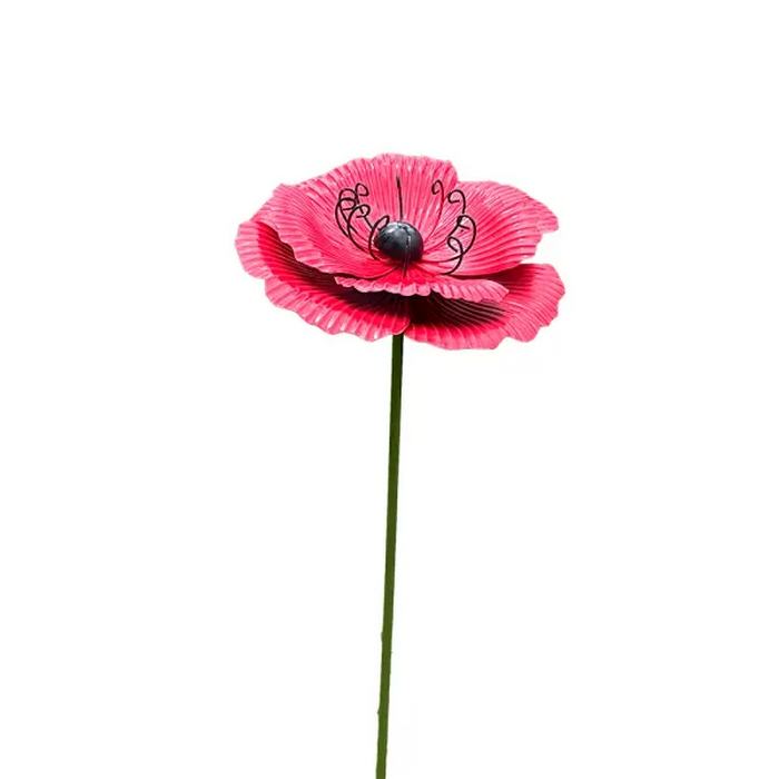 Poppy Garden Stake 1035h - Paulas Home & Living