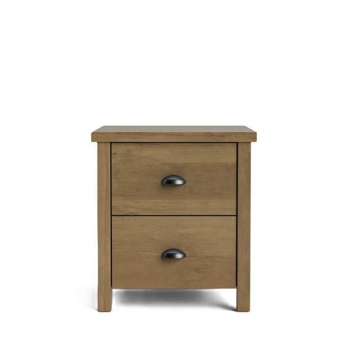 Portland Bedside 2 Drawer - Paulas Home & Living