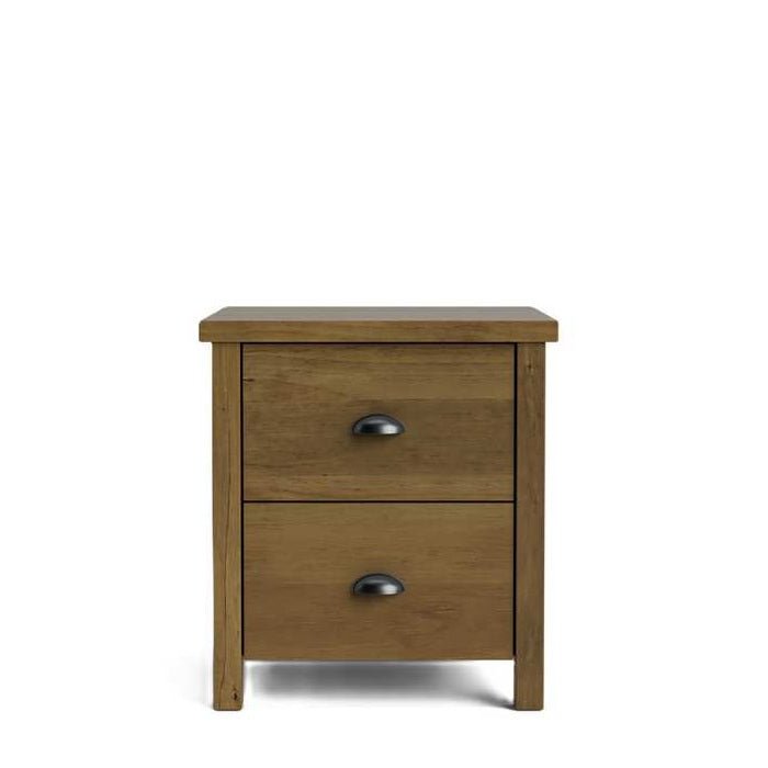 Portland Bedside 2 Drawer - Paulas Home & Living