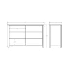 Portland Lowboy 6 Drawer - Paulas Home & Living