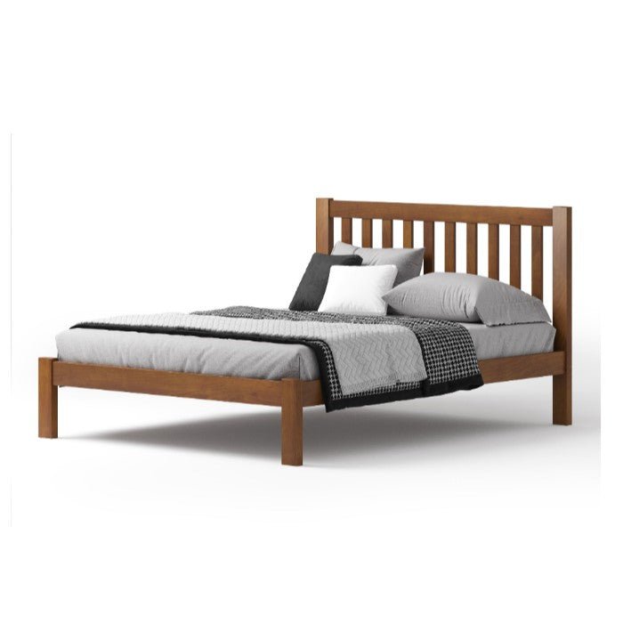 Portland Slatframe with Panel or Slatted Headboard - Double to Super King - Paulas Home & Living