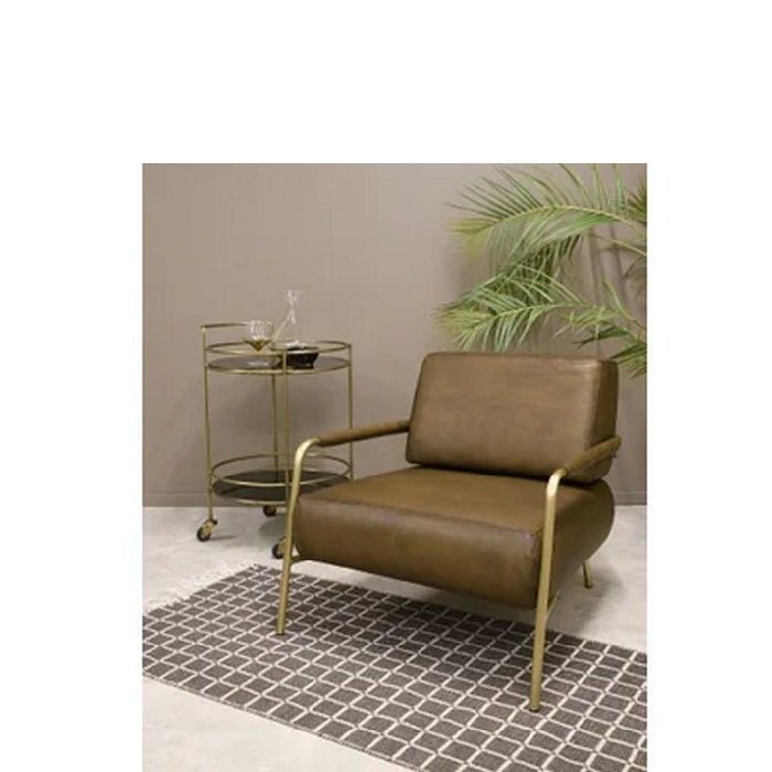 Pure Sinclair Buffalo Leather Chair - Paulas Home & Living