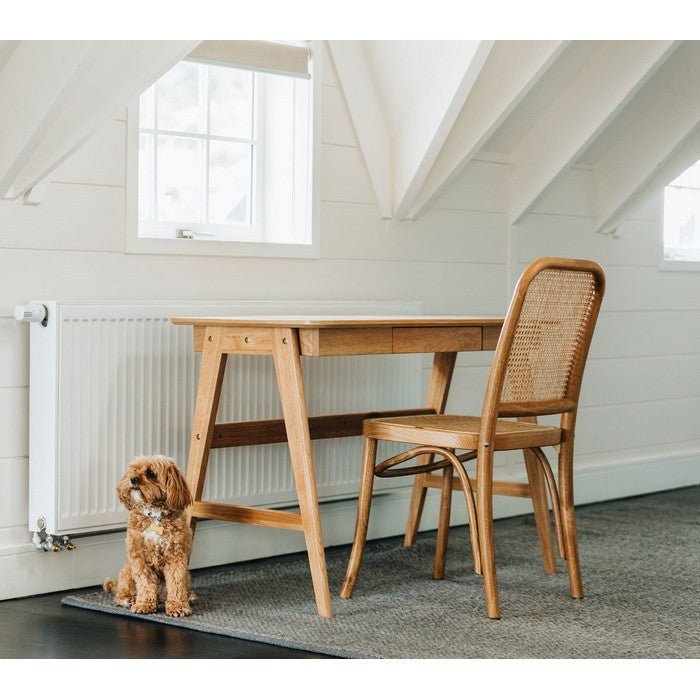 Radius Desk - Oak Top - Paulas Home & Living