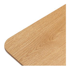 Radius Dining Table - 1600w - Oak Top - Paulas Home & Living