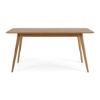 Radius Dining Table - 1600w - Oak Top - Paulas Home & Living