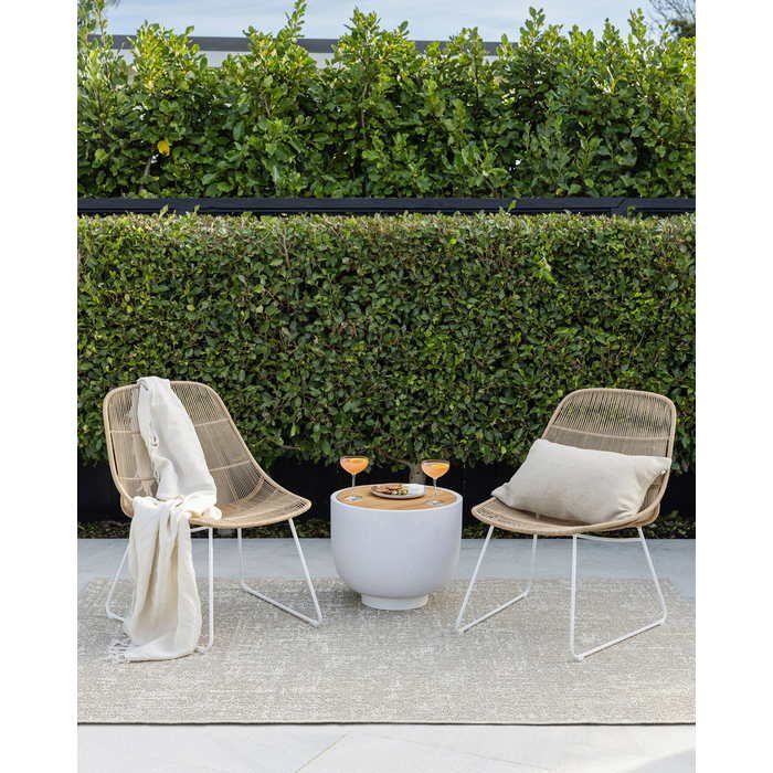 Rattan Outdoor Rug - Whitewash - Paulas Home & Living