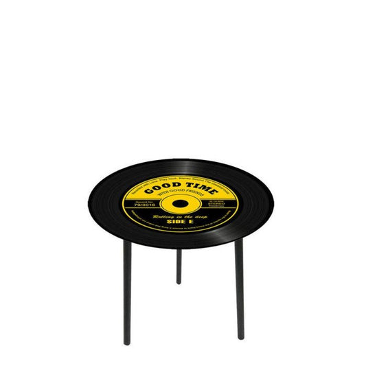 Record Side Table - Glass - Paulas Home & Living