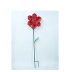 Red Flower Garden Stake 1170h - Paulas Home & Living