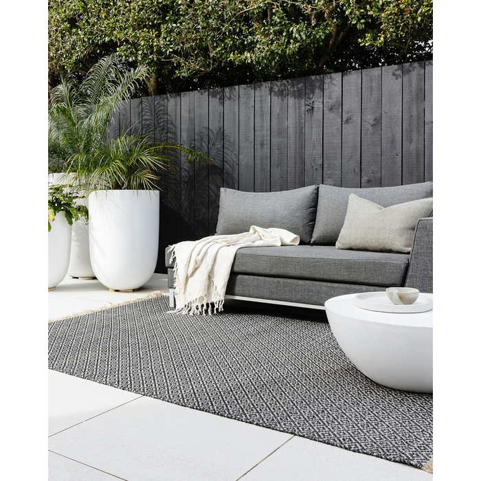 Reef Outdoor Rug - Charcoal - Paulas Home & Living