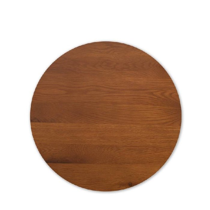 Reeves Dining Table 1200dia - Seats 4 (Deep Oak) - Paulas Home & Living