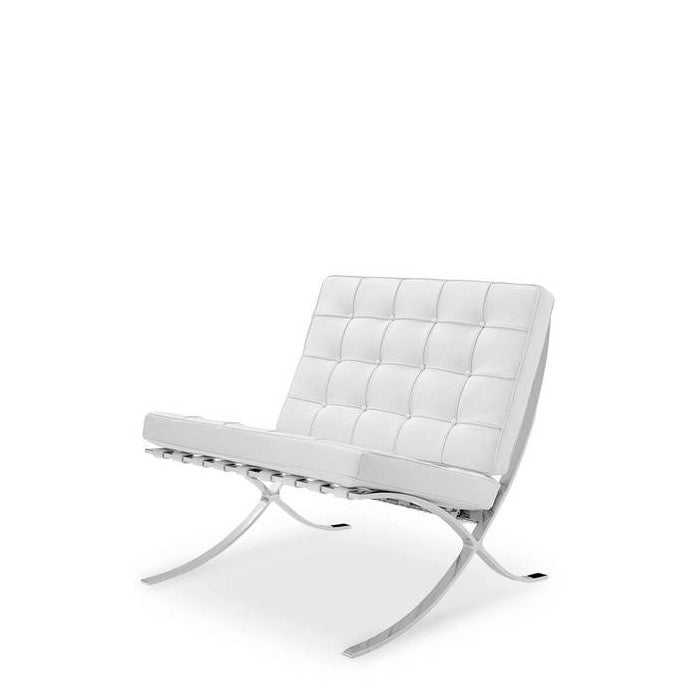 Replica Barcelona Chair – Black or White - Paulas Home & Living