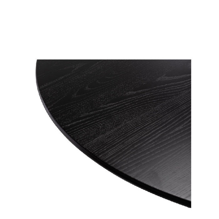 Rho Dining Table Round 1200dia - Natural or Black Oak - Paulas Home & Living