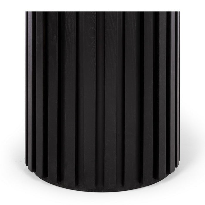 Rho Dining Table Round - Black Oak (1200dia) - Paulas Home & Living
