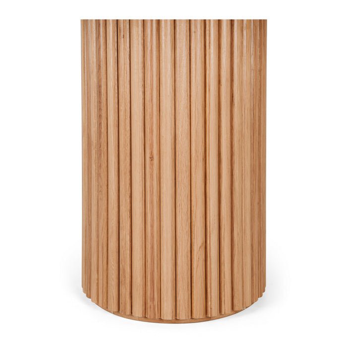 Rho Dining Table Round - Natural Oak (1200dia) - Paulas Home & Living
