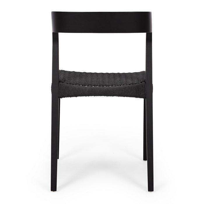 Rho & Haast Dining Suite (5 Pce) - Black Rope seat - Paulas Home & Living