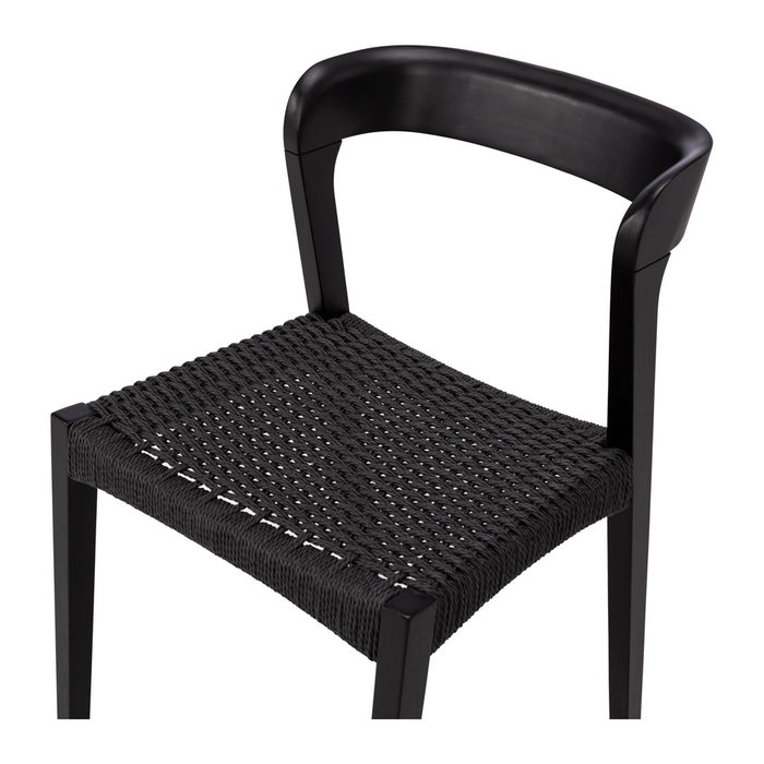 Rho & Haast Dining Suite (5 Pce) - Black Rope seat - Paulas Home & Living