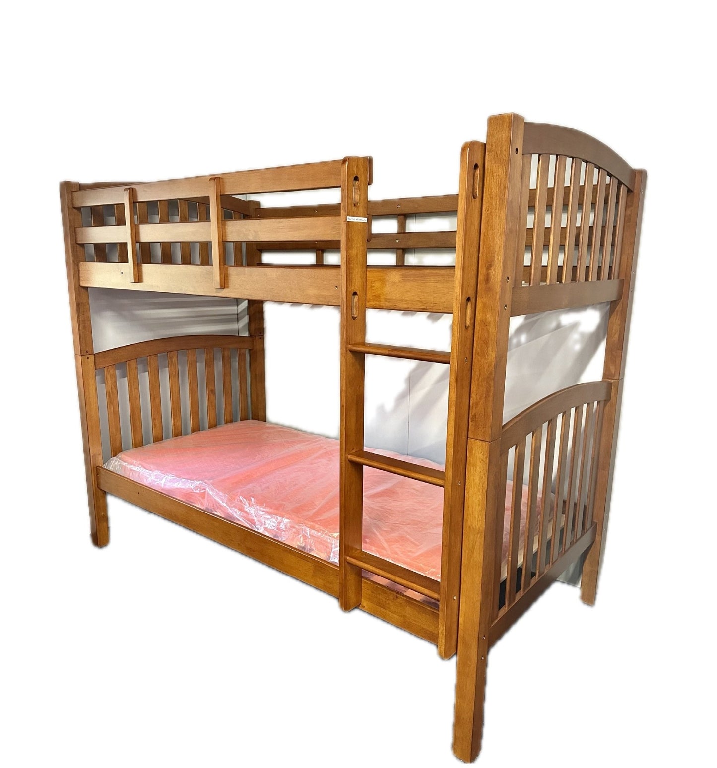 Riley Bunk - King Single - Walnut (Suitable for Commercial) - Paulas Home & Living