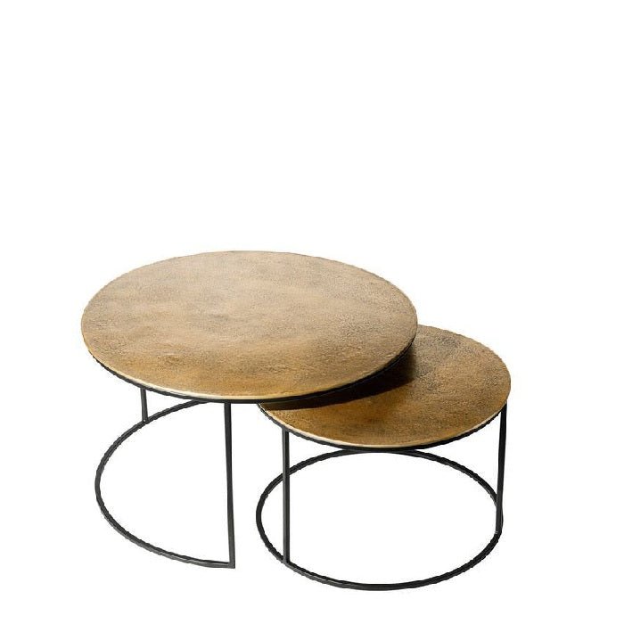 Rio Aluminium & Iron Side Table - Set of 2 - Paulas Home & Living