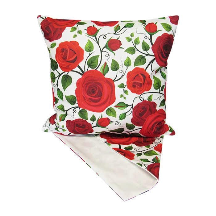 Rose Red Cushion - Paulas Home & Living