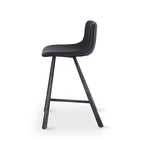 Rustic Barstool PU - Grey - Paulas Home & Living