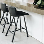 Rustic Barstool PU - Grey - Paulas Home & Living