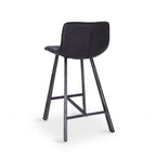 Rustic Barstool PU - Grey - Paulas Home & Living