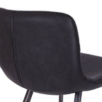 Rustic Barstool PU - Grey - Paulas Home & Living