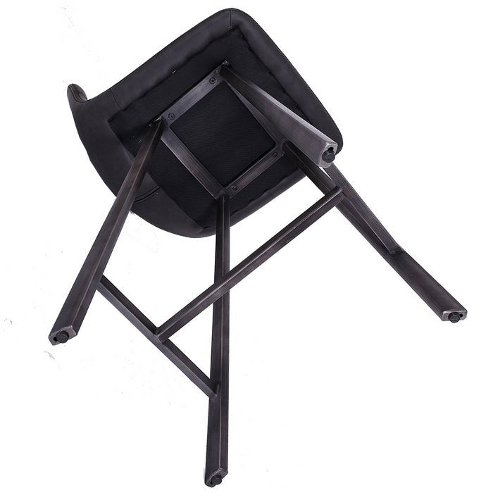 Rustic Barstool PU - Grey - Paulas Home & Living