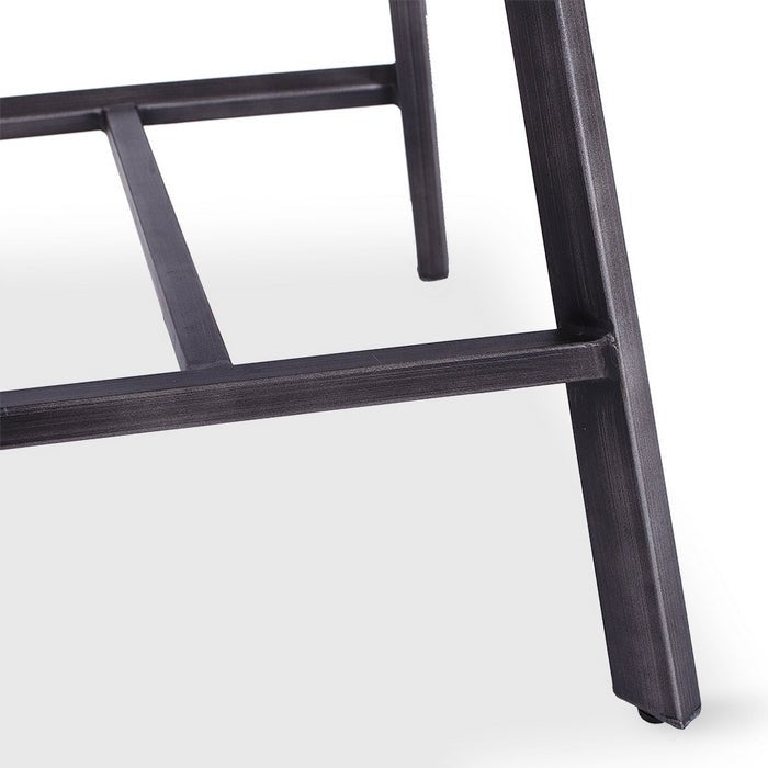Rustic Barstool PU - Grey - Paulas Home & Living