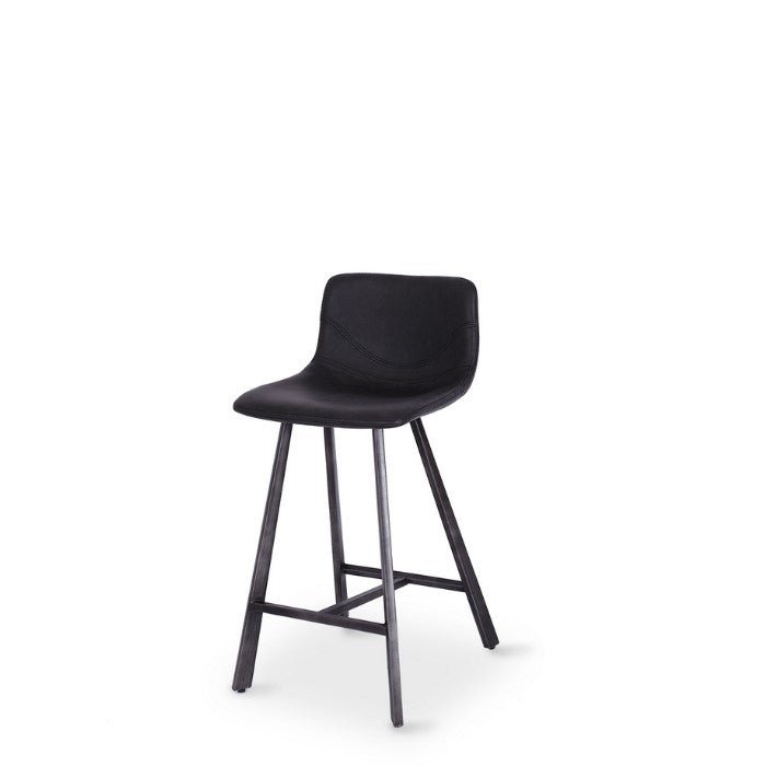 Rustic Barstool PU - Grey - Paulas Home & Living
