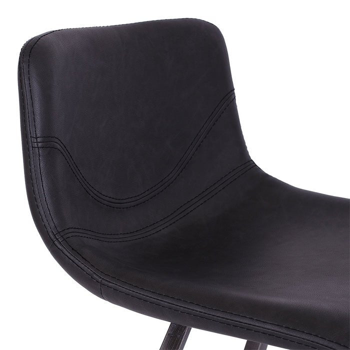 Rustic Barstool PU - Grey - Paulas Home & Living